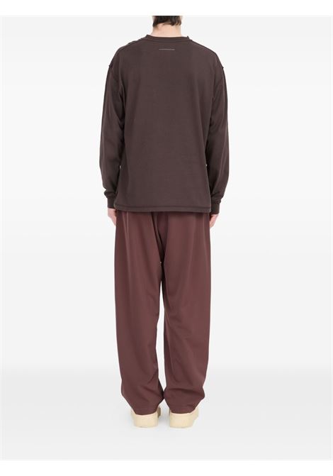 maglia pocket logo uomo marrone MM6 MAISON MARGIELA | SH0NH0016 M20050143